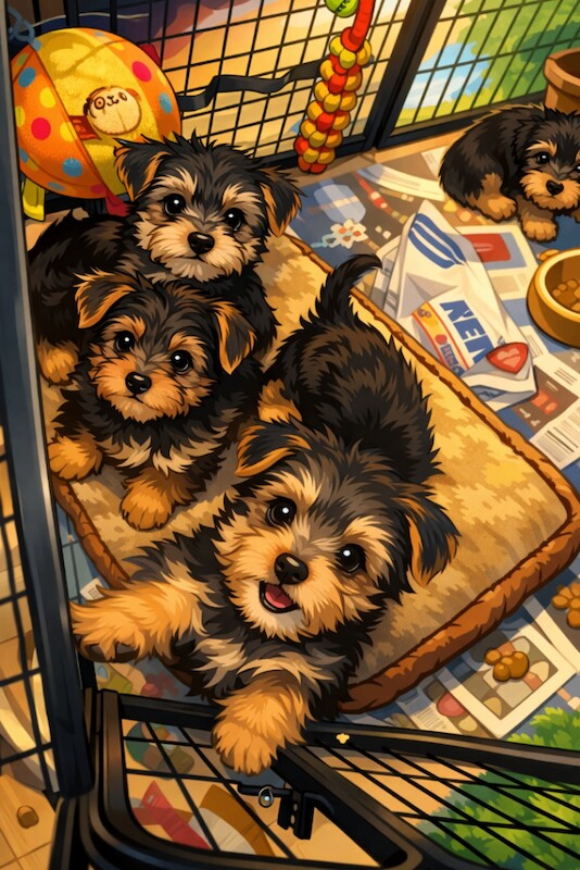 Gorgeous Yorkshire Terrier puppies - Image 3 of 5