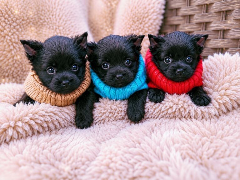 Mini Black Yorkshire Terrier puppies - Image 3 of 5